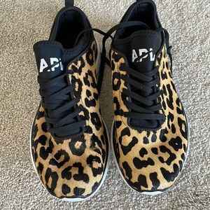 Mohair Leopard Print APL Sneakers 🐆
